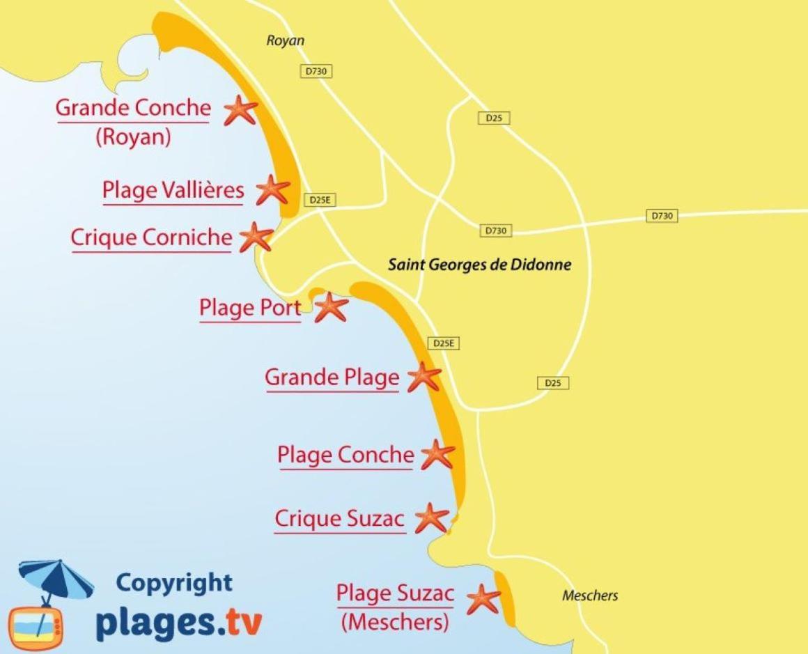 A 2 Pas De La Plage De La Vallieres Saint-Georges-de-Didonne Esterno foto